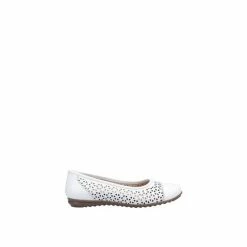 Hush Puppies White Leah Ballerina Pumps 3 Hush Puppies White Leah Ballerina Pumps -Hush Puppies shop unnamed file 1116