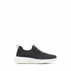 Hush Puppies Black Elevate Bungee Shoes