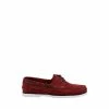 Hush Puppies Red Henry Boat Shoes