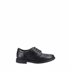 Hush Puppies Senior Tanner Black Shoes