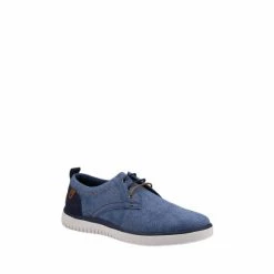 Hush Puppies Blue Sandy Lace Up Shoes -Hush Puppies shop unnamed file 1569