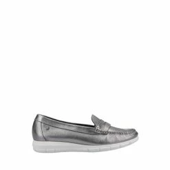 Hush Puppies Silver Paige Slip-On Loafers