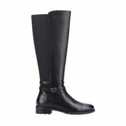 Hush Puppies Black Vanessa Calf Boots