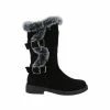 Hush Puppies Black Megan Ladies Mid Boots