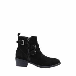 Hush Puppies Black Jenna Ankle Boots -Hush Puppies shop unnamed file 1776