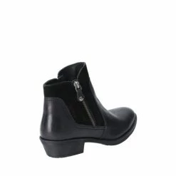 Hush Puppies Black Isla Zip Up Ankle Boots -Hush Puppies shop unnamed file 1835