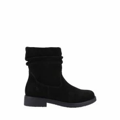 Hush Puppies Black Shriya Mid Boots