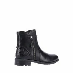 Hush Puppies Black Scarlett Ankle Boots -Hush Puppies shop unnamed file 1897