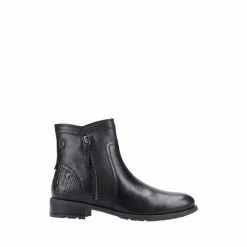 Hush Puppies Black Scarlett Ankle Boots -Hush Puppies shop unnamed file 1899