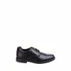 Hush Puppies Black Tim Senior School Shoes