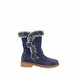 Hush Puppies Blue Macie Mid Boots