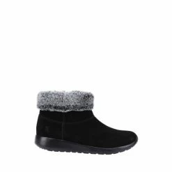 Hush Puppies Black Lollie Ankle Boot