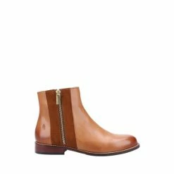 Hush Puppies Tan Frances Ankle Boots