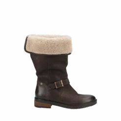 Hush Puppies Brown Bonnie Mid Boots