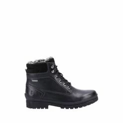 Hush Puppies Black Annay Mid Boots -Hush Puppies shop unnamed file 2198