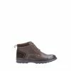 Hush Puppies Brown Dean Lace-Up Boots