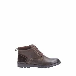 Hush Puppies Brown Dean Lace-Up Boots
