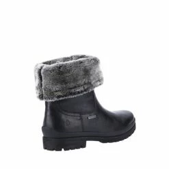 Hush Puppies Black Alice Mid Boots -Hush Puppies shop unnamed file 2321