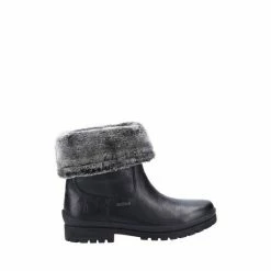 Hush Puppies Black Alice Mid Boots -Hush Puppies shop unnamed file 2323