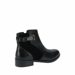 Hush Puppies Black Hollie Zip Up Ankle Boots -Hush Puppies shop unnamed file 2387