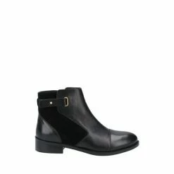 Hush Puppies Black Hollie Zip Up Ankle Boots -Hush Puppies shop unnamed file 2389