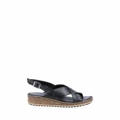 Hush Puppies Black Elena Cross Over Wedge Sandals 6 Hush Puppies Black Elena Cross Over Wedge Sandals -Hush Puppies shop unnamed file 2439