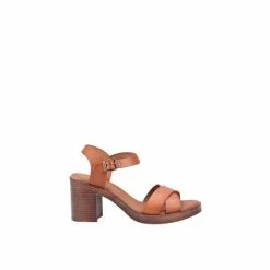 Hush Puppies Brown Georgia Heeled Sandals 5 Hush Puppies Brown Georgia Heeled Sandals -Hush Puppies shop unnamed file 2453