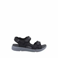 Hush Puppies Castro Black Sandals