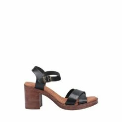Hush Puppies Black Georgia Heeled Sandals -Hush Puppies shop unnamed file 2475