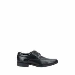 Hush Puppies Black Brandon Lace-Up Shoes