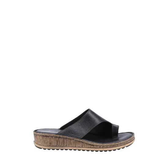 Hush Puppies Elissa Black Toepost Sandals 3 Hush Puppies Elissa Black Toepost Sandals