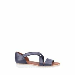 Hush Puppies Blue Gemma Espadrille Wedge Sandals