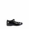 Hush Puppies Junior Carrie Black School Shoes