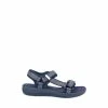 Hush Puppies Blue Sara Quarter Strap Sandals