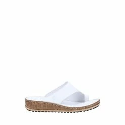 Hush Puppies Elissa White Toepost Sandals