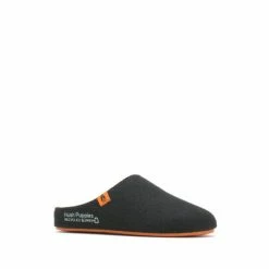 Hush Puppies Black The Good Slippers
