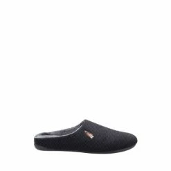 Hush Puppies Black Reid Slippers