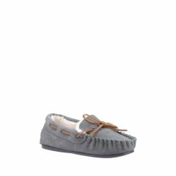 Hush Puppies Grey Addison Slippers -Hush Puppies shop unnamed file 2968