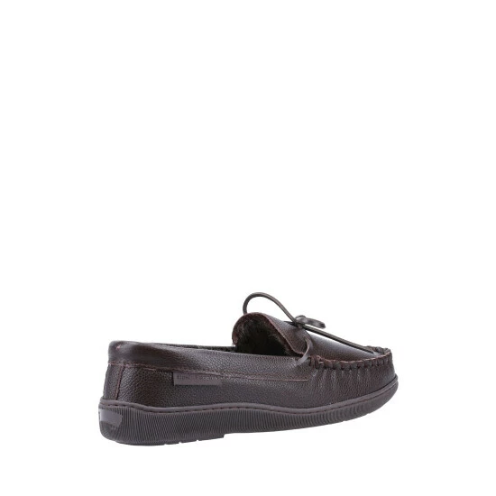 Hush Puppies Brown Ace Leather Slippers 5 Hush Puppies Brown Ace Leather Slippers - Image 3