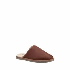 Hush Puppies Coady Brown Leather Slippers 4 Hush Puppies Coady Brown Leather Slippers -Hush Puppies shop unnamed file 3205