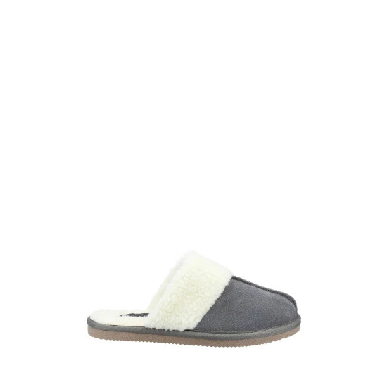 Hush Puppies Grey Arianna Mule Slippers 3 Hush Puppies Grey Arianna Mule Slippers