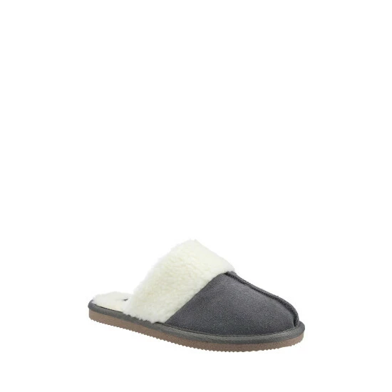 Hush Puppies Grey Arianna Mule Slippers 4 Hush Puppies Grey Arianna Mule Slippers - Image 2