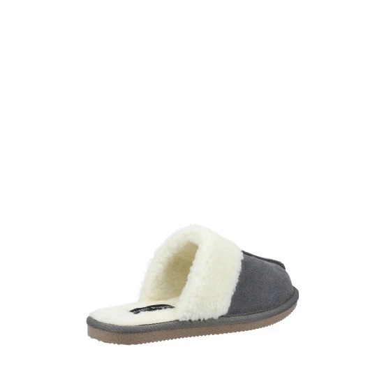 Hush Puppies Grey Arianna Mule Slippers 5 Hush Puppies Grey Arianna Mule Slippers - Image 3