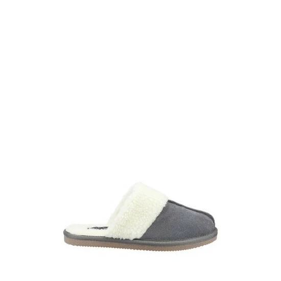 Hush Puppies Grey Arianna Mule Slippers 7 Hush Puppies Grey Arianna Mule Slippers - Image 5