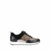 Hush Puppies Black Animal Ciara Trainers
