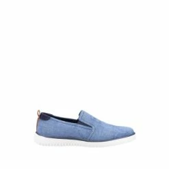 Hush Puppies Blue Danny Slip On Shoes