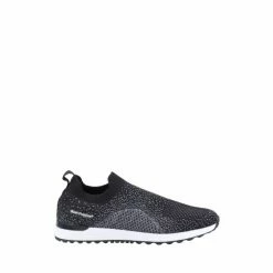 Hush Puppies Women Black Ennis Trainers