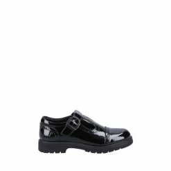 Hush Puppies Paloma Patent Senior Black Shoes