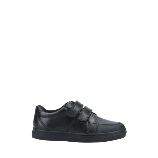 Hush Puppies Black Santos Junior School Shoes 3 Hush Puppies Black Santos Junior School Shoes