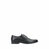 Hush Puppies Oscar Black Clean Toe Lace Up Shoes